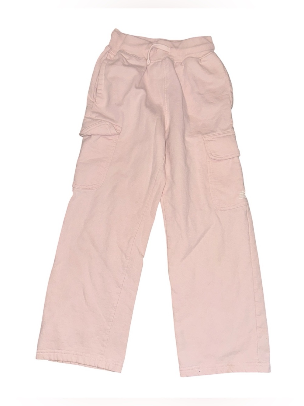 New Balance Pink Cargo Sweatpants for Kids Girls Size 7/8 Loungewear Athletic